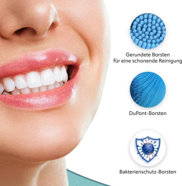 Produktbild Ora-Care Ersatzbürsten mit Polishing Cup kompatibel mit Oral-B 8er Pack (8 x)