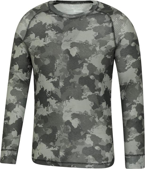 Actual product image Mountain Warehouse Mens Talus Camouflage Thermal Top (XXS)