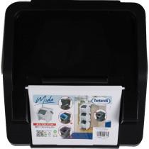 Immagine prodotto Tontarelli pattumiera verticale con manico moda 28l bianco/ne (28 l)