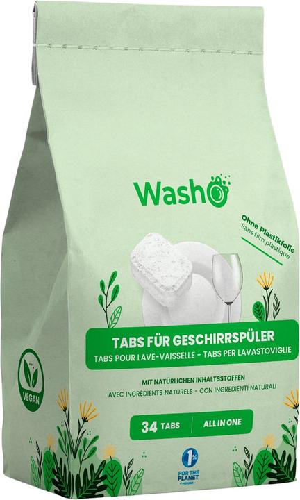 Produktbild Washo Geschirrspültabs (Tabs, 34 x)