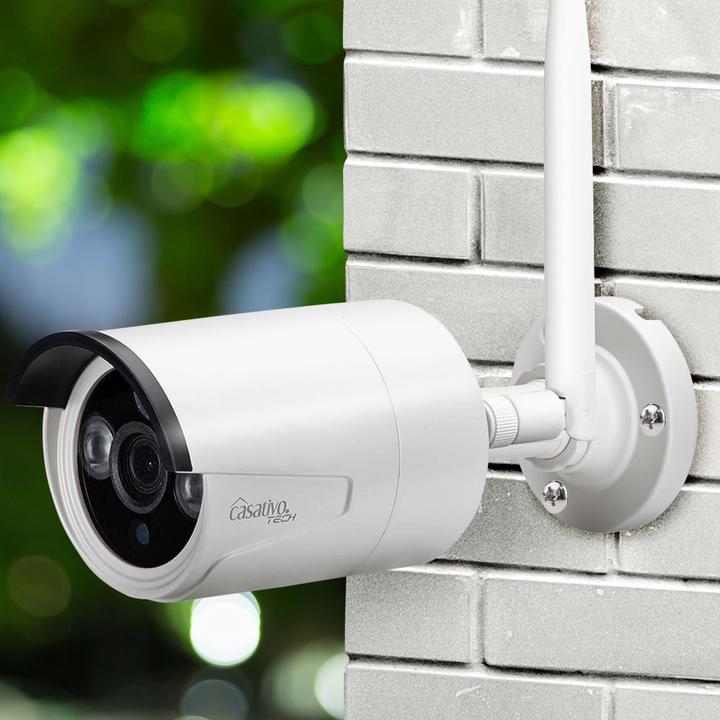 Produktbild Casativo Funk-Überwachungssystem, 8 QHD-Kameras & HDD-Rekorder, App-Fernzugriff (2304 x 1296 Pixels)