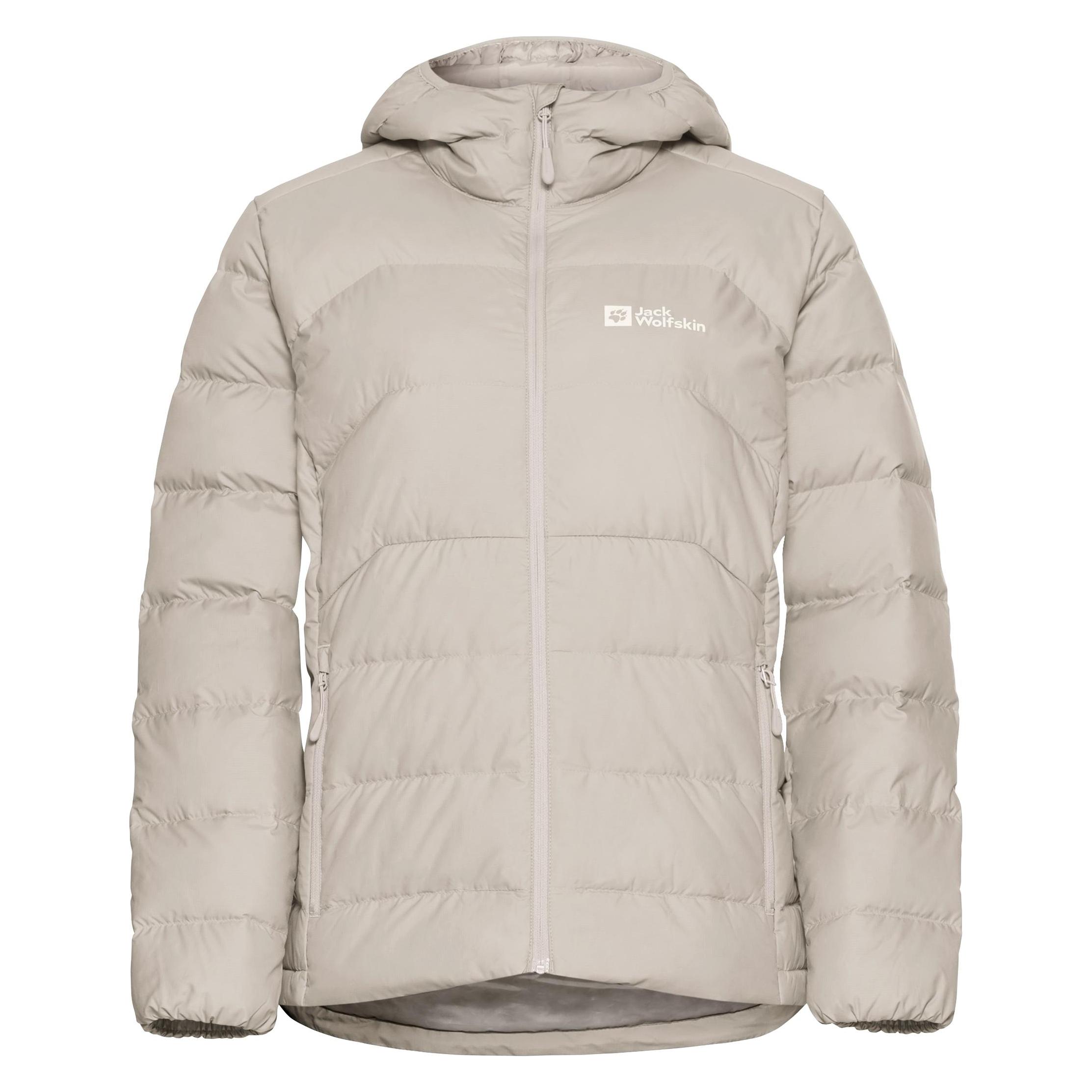 Jack Wolfskin, Damen, Winterjacken, Ather Down Hoody W, Beige, (L)