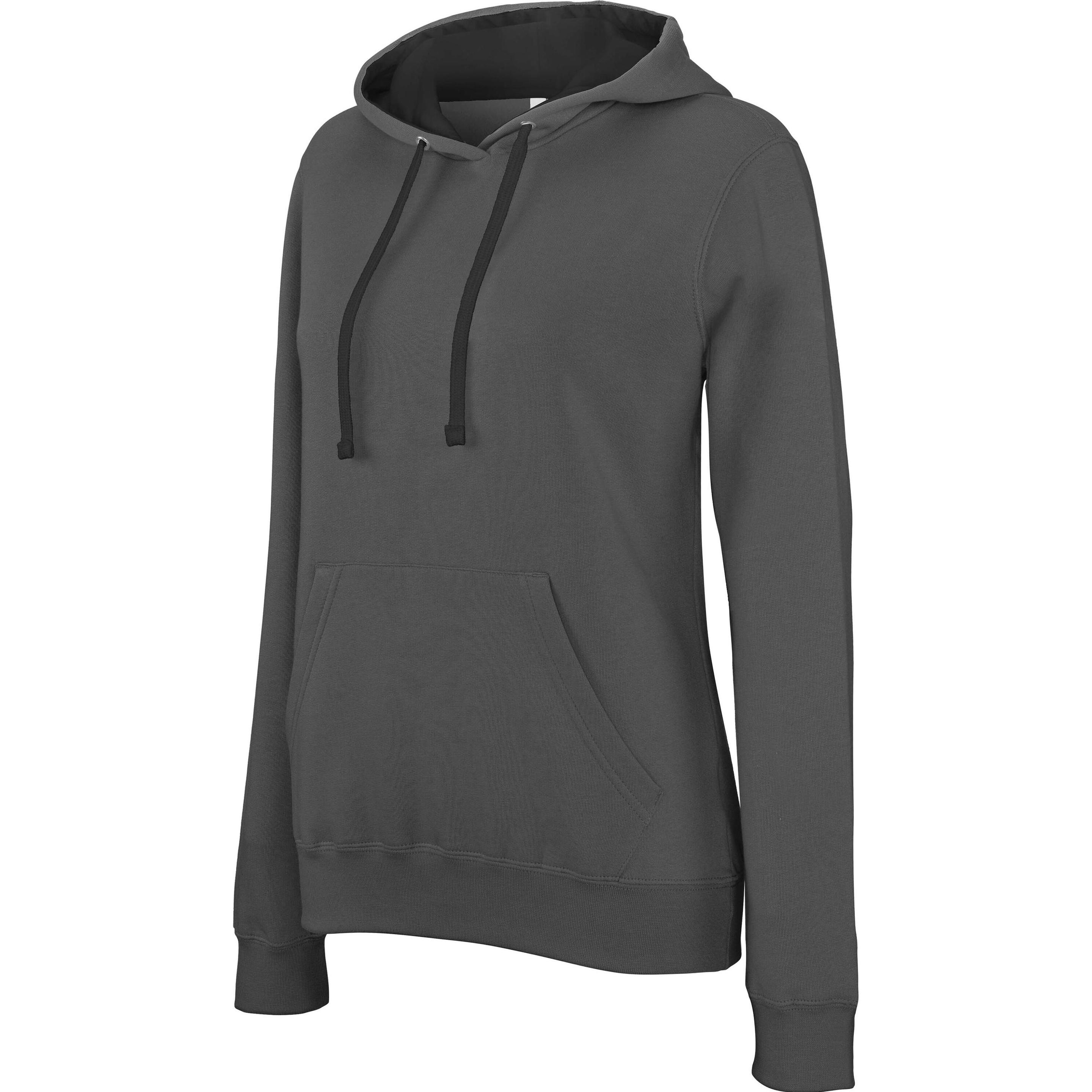 Kariban, Damen, Pullover, Contrastée, Grau, (XS)
