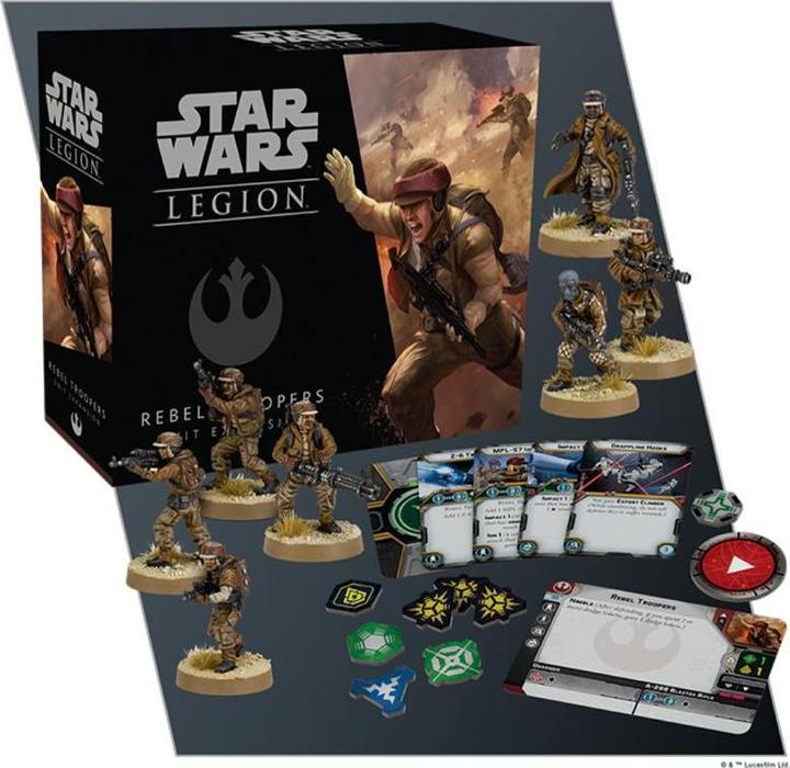 Immagine prodotto FFG FFGD4602 - Truppe Ribelli: Star Wars Legion, Ages 14+ (Espansione, Edizione IT) (Tedesco)