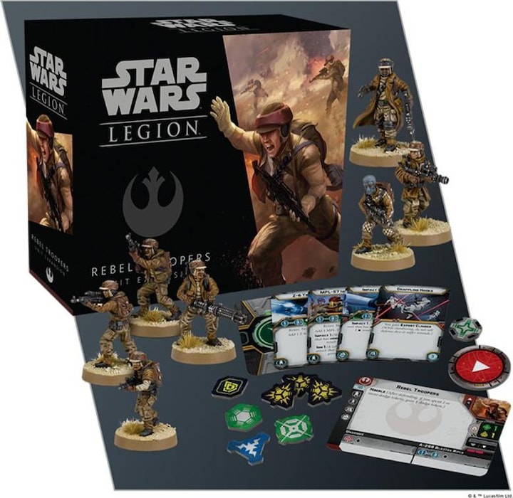 Actual product image FFG FFGD4602 - Rebel troops: Star Wars Legion, ages 14+ (extension, DE edition) (German)
