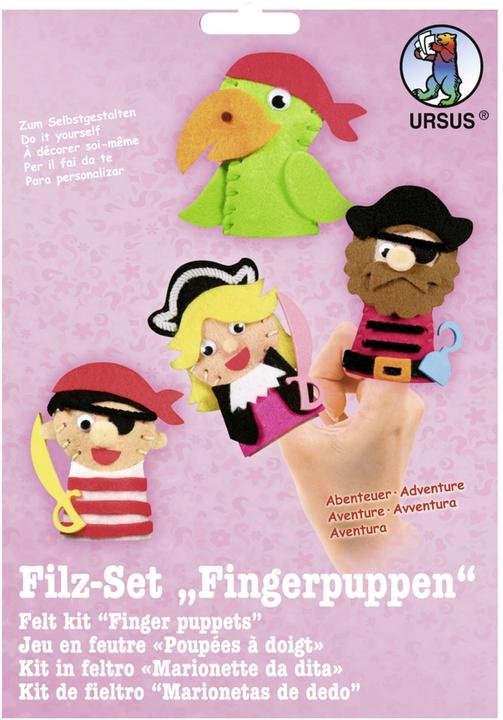 Actual product image Ursus Felt set finger puppets adventure