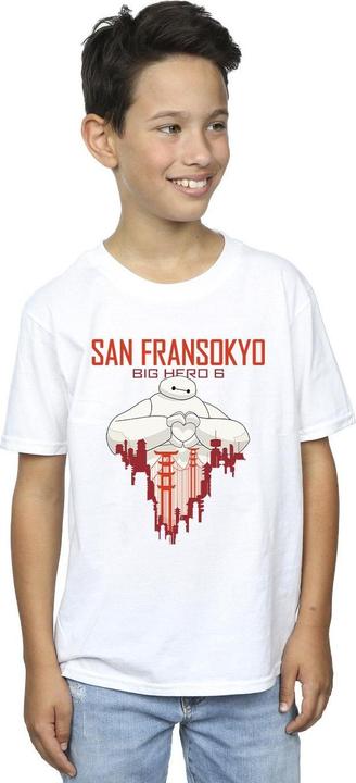 Produktbild Disney Big Hero 6 Baymax San Fransokyo Heart TShirt Jungen (152, 158)