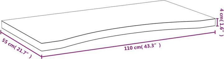 Produktbild vidaXL Dexter (110 x 55 x 4 cm)