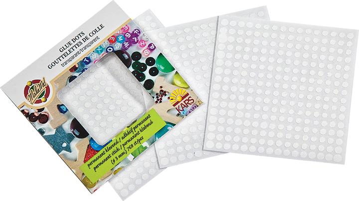 Actual product image Knorr Prandell Micro adhesive dots, 3mm 768 pieces