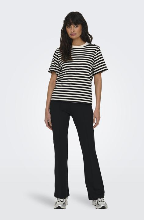 Image du produit Only Coupe normale Col rond Coupe volumineuse à manches T-shirt T-shirt (XL)