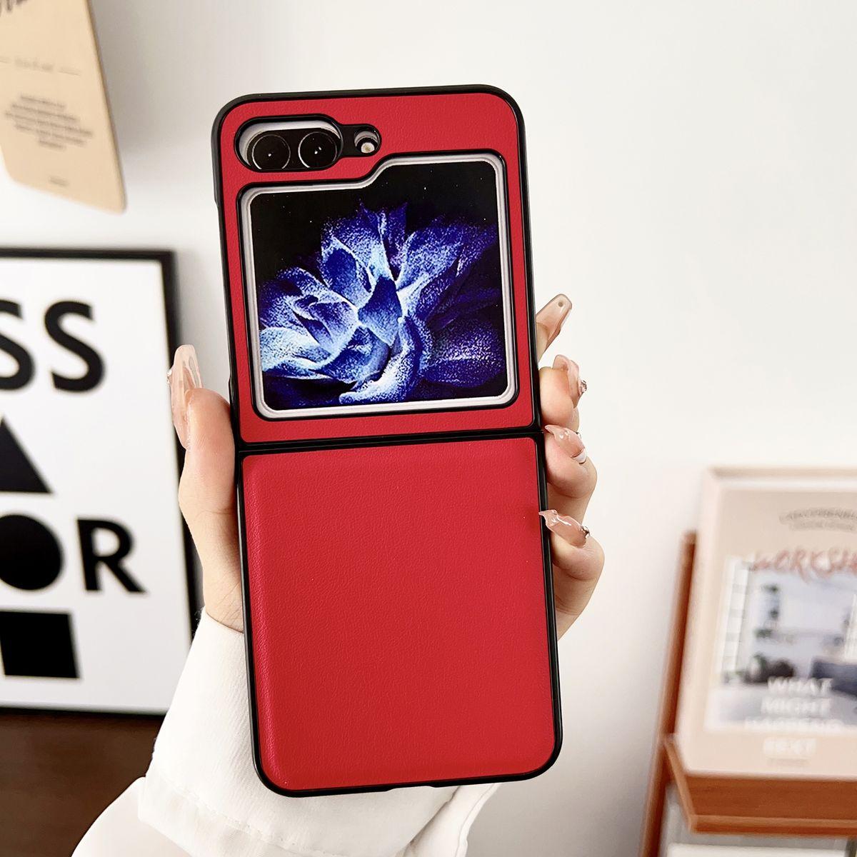 Thumbnail - König Design Hülle Handy Schutz für Samsung Galaxy Z Flip5 5G Case Cover Tasche Bumper Etuis (Samsung Galaxy Z Flip5), S...