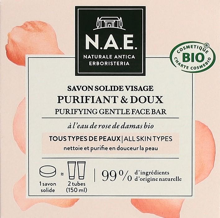 Immagine prodotto N.A.E. Naturale Antica Erboristeria Barretta purificante delicata per il viso, con certificazione (Salviette detergenti per il viso)