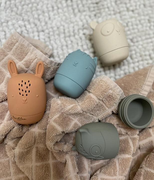 Image du produit Leo et Lea Jouets de bain 4 pièces silicone Montessori