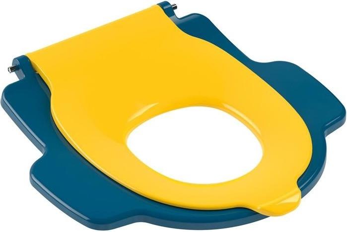 Produktbild Villeroy & Boch V&B WC-Sitz O.NOVO KIDS ohne Deckel Ocean Blue/Sunshine Yellow