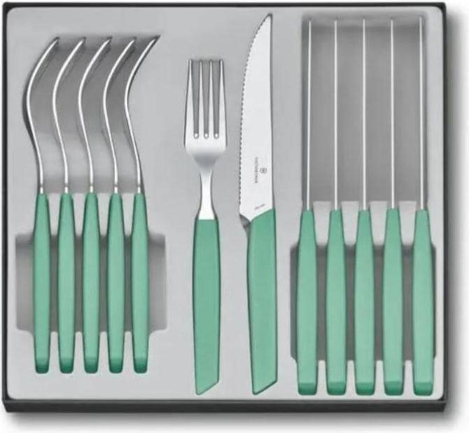 Produktbild Victorinox Besteck-Set Swiss Modern 12-teilig, Mint (12 Stk., Besteck Set)
