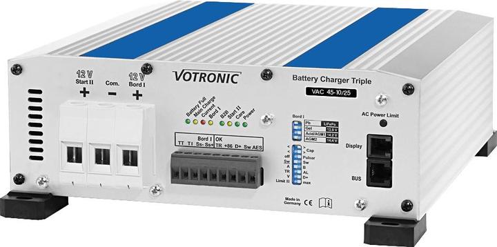 Produktbild Votronic 0664 Battery Charger VAC 45-10/25 Triple (12V, 35 A)