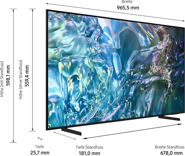 Image du produit Samsung QE43Q60D (43", Q60D, QLED, 4K, 2024)