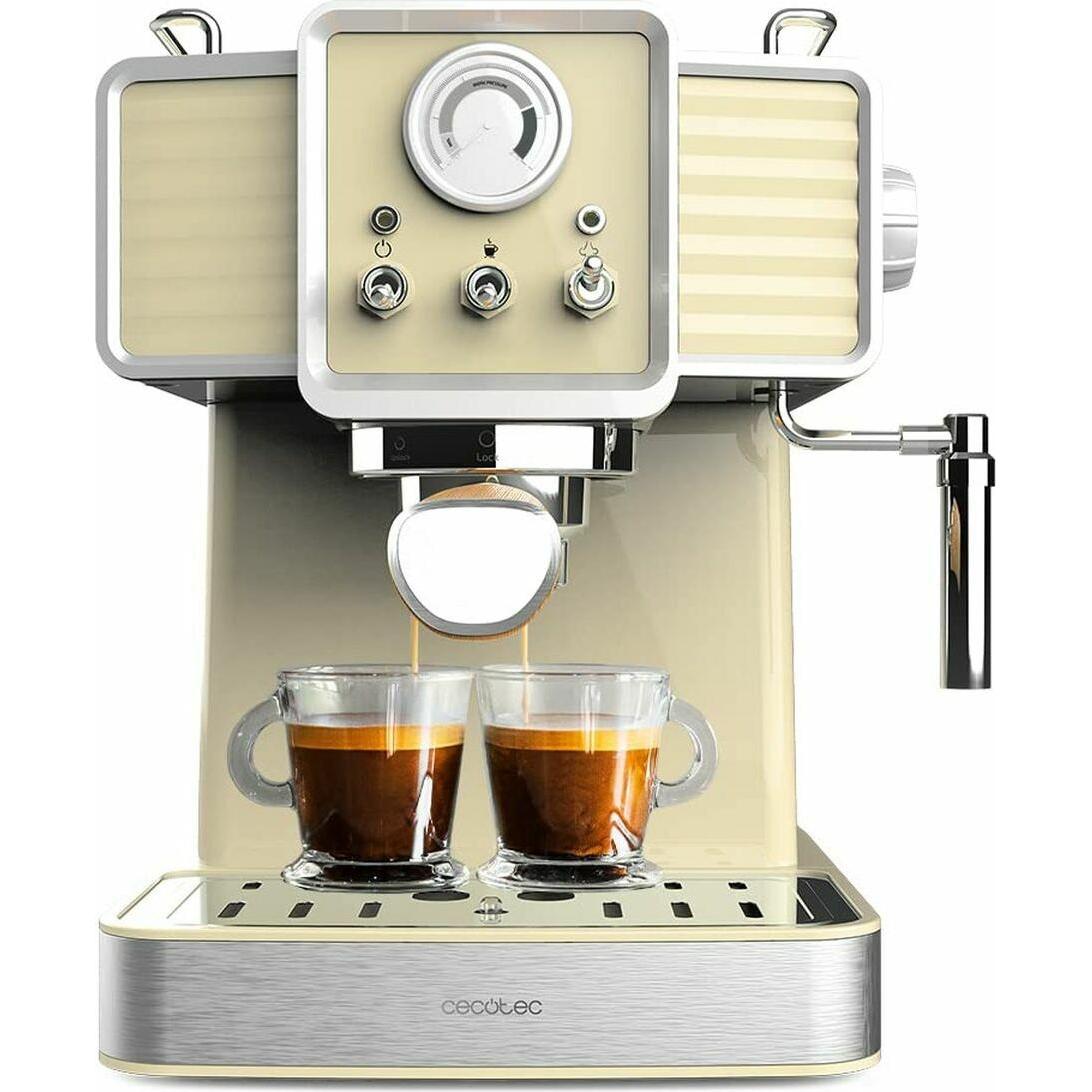 Cecotec Power Espresso 20, Siebträgermaschine, Gelb