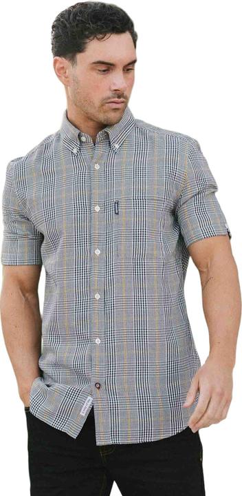 Actual product image Lambretta Mens SS25 Houndstooth Shirt (XXL)