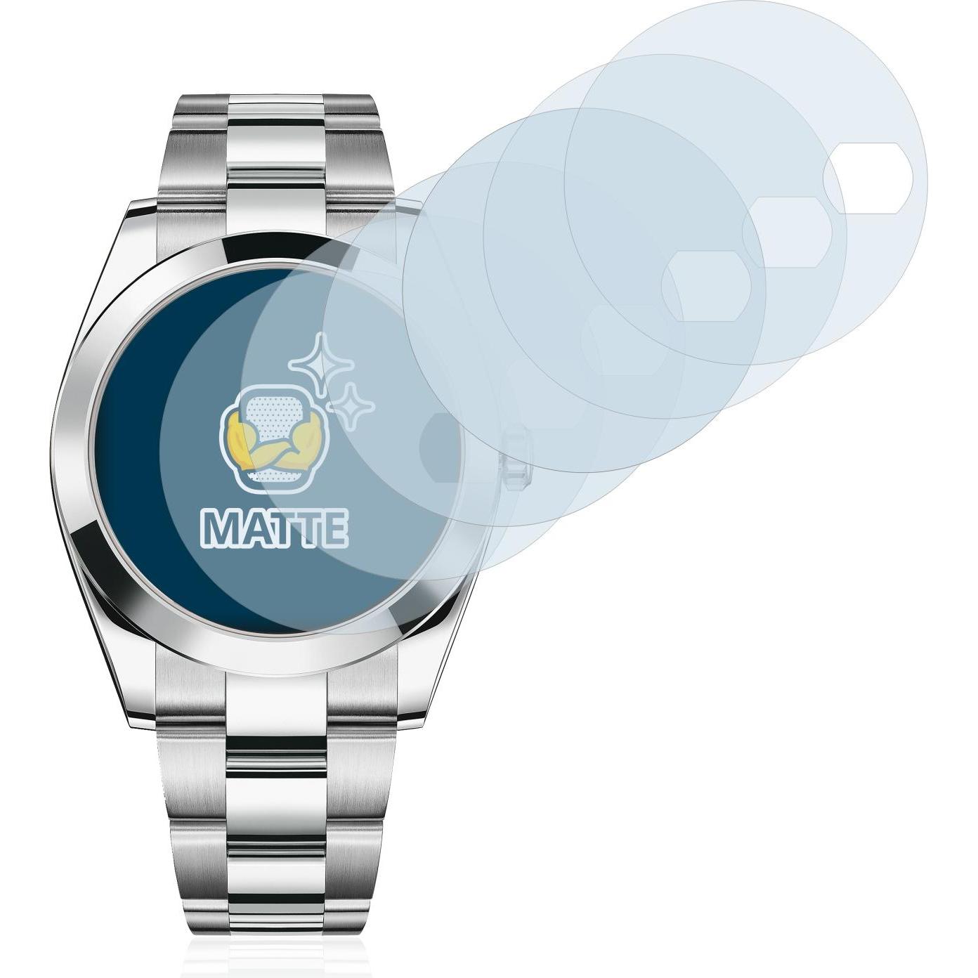 Thumbnail - BROTECT Entspiegelungs-Schutzfolie Displayschutz Matt, Smartwatch Schutzfolie, Grau