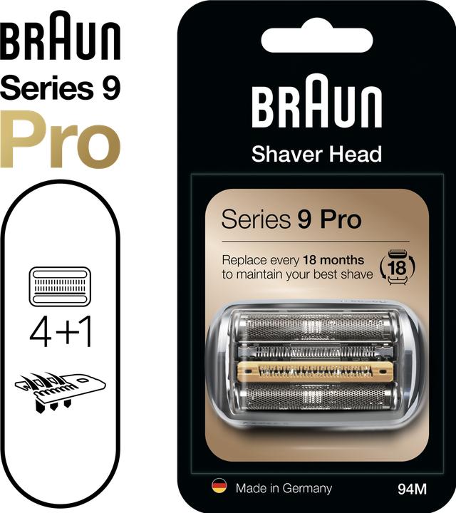 Produktbild Braun Elektrorasierer Ersatzscherteil 94M (1x)