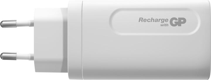 Actual product image GP Batteries GP GaN USB Quick Charge Adapter 65W PD 2xUSB-C & 1xUSB-A white (65 W)