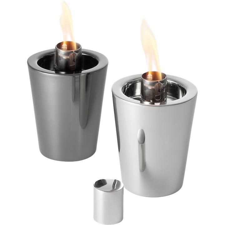 Produktbild Philippi Tischfackel Tarcia 13 x 9 cm, Silber