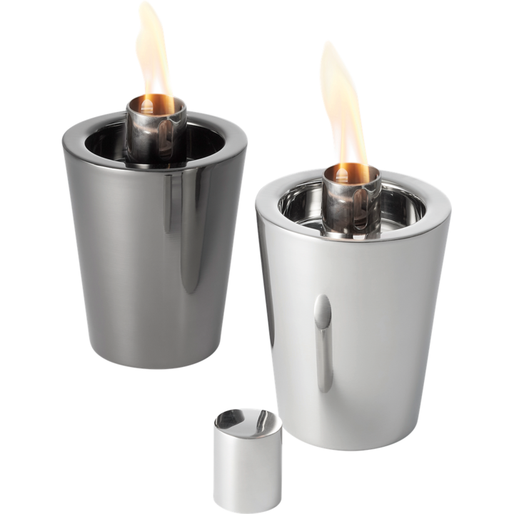 Image du produit Philippi Torche de table Tarcia 13 x 9 cm, argent