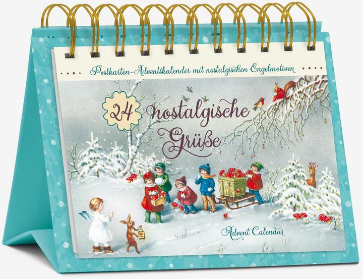 Postkarten-Adventskalender "24 nostalgische Grüsse"
