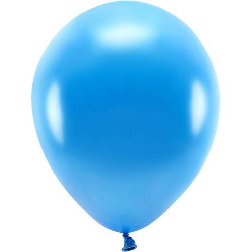 Partydeco Eco Ballons Türkis metallic