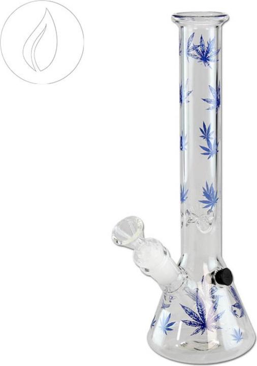 Produktbild Black Leaf Glasbong Ice Blue Leaf