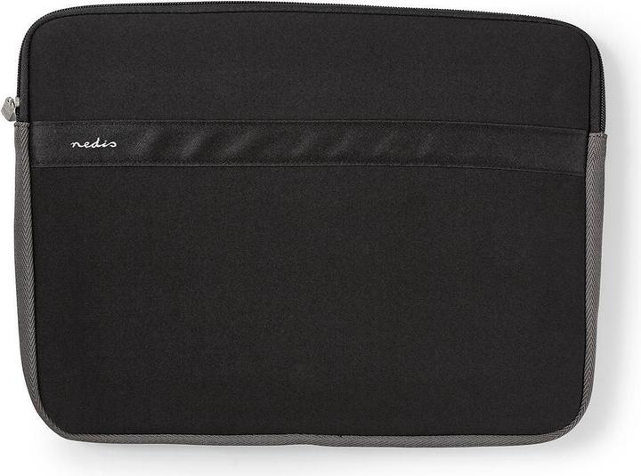 Actual product image Nedis Notebook bag- 15-16"- Neoprene- Anthracite Black- 22 mm- 277- 380 (16", Universal)