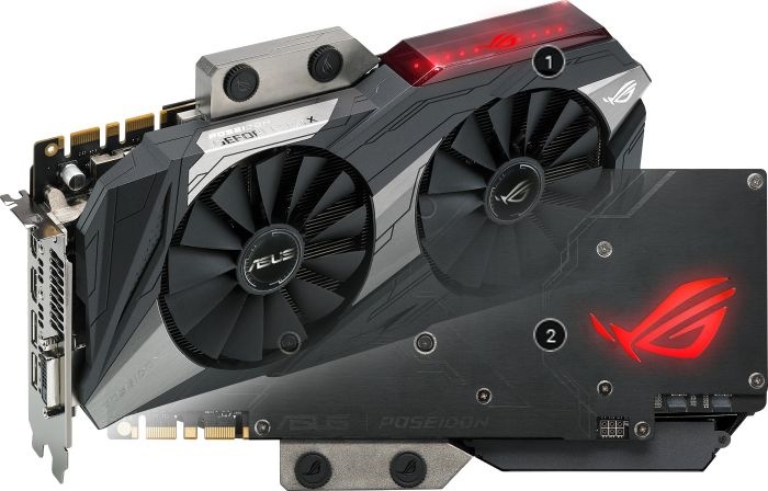 Actual product image ASUS ROG POSEIDON GeForce GTX 1080 Ti P11G GAMING (11 GB)