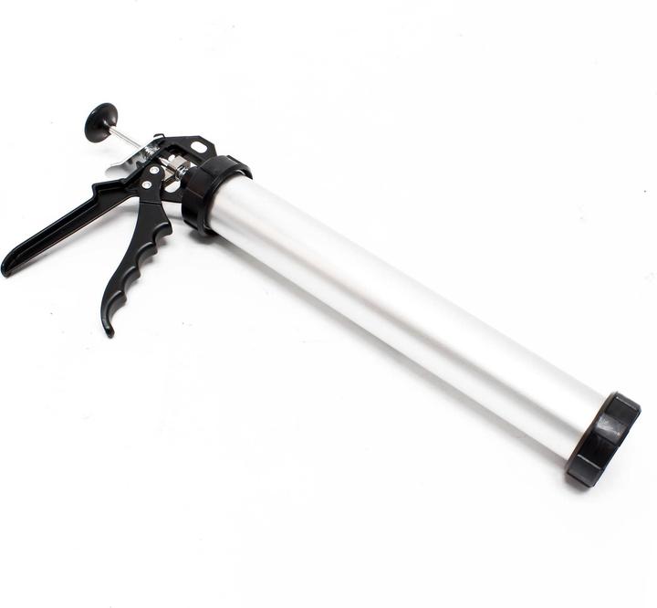 Produktbild Wiltec Kartuschenpresse Alu Kartuschenpistole Auspresspistole Silikonpistole 380mm (Kartuschenpistole)