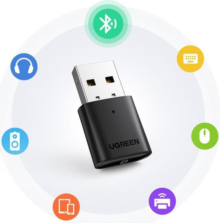 Immagine prodotto Ugreen Bluetooth 5.0 USB Adapter (Trasmettitore e ricevitore)