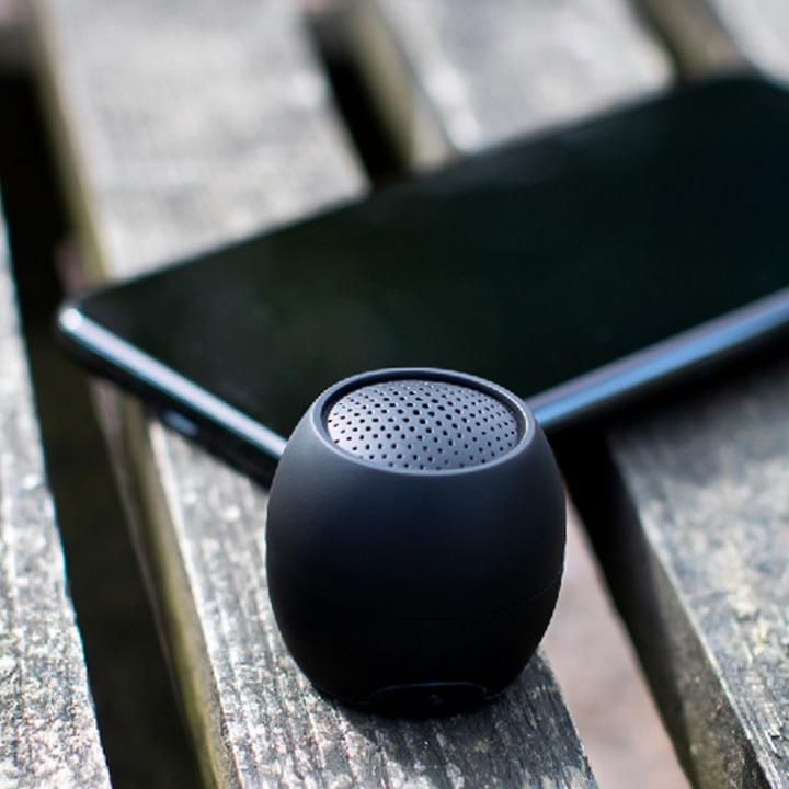 Produktbild Boompods Zero Bluetooth® Lautsprecher Freisprechfunktion, stossfest, Wasserfest Schwarz (5 h, Akkubetrieb)