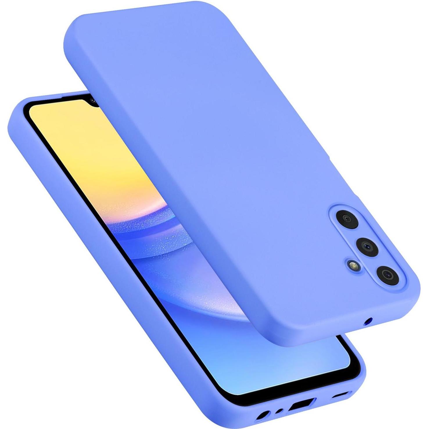 Cadorabo Hülle für Samsung Galaxy A15 TPU im Liquid Schutz Silikon Design (Samsung Galaxy A15), Smartphone Hülle, Violet...
