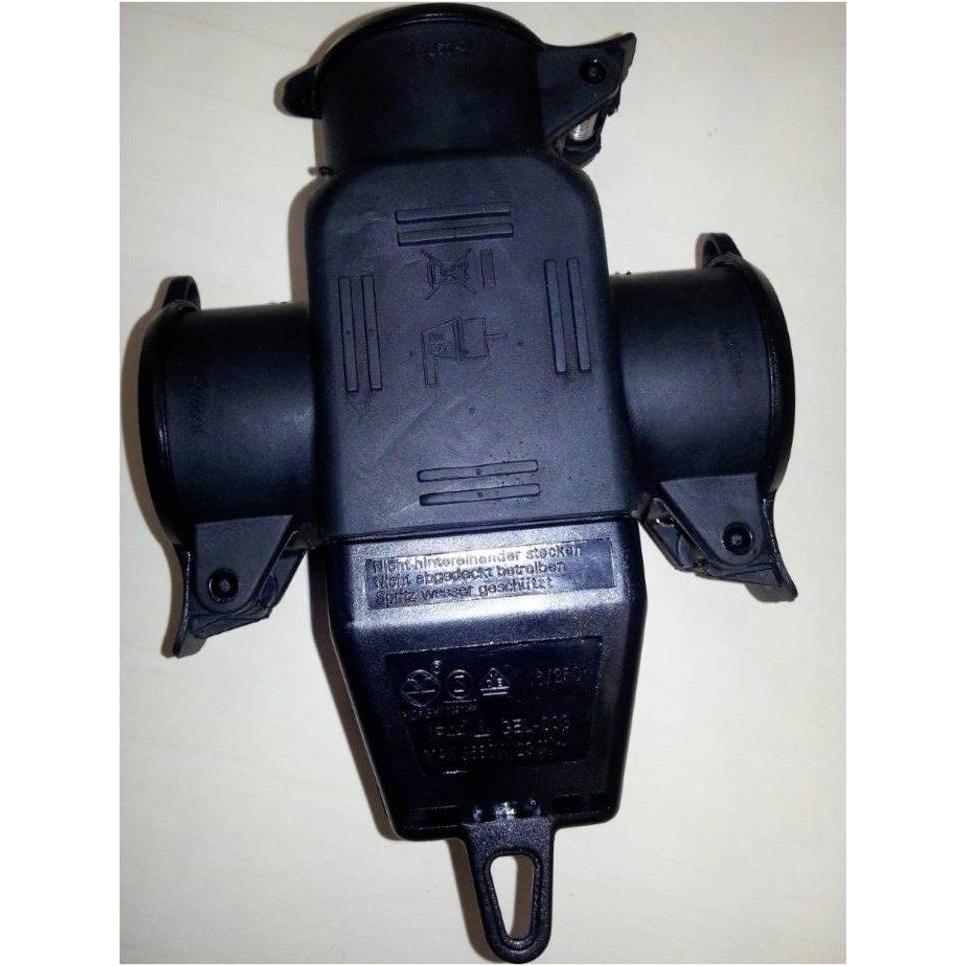 N&L Elektrotechnik, Netzstecker + Netzkupplung, SOCKET N L 3VT RUBBER IP44 10195