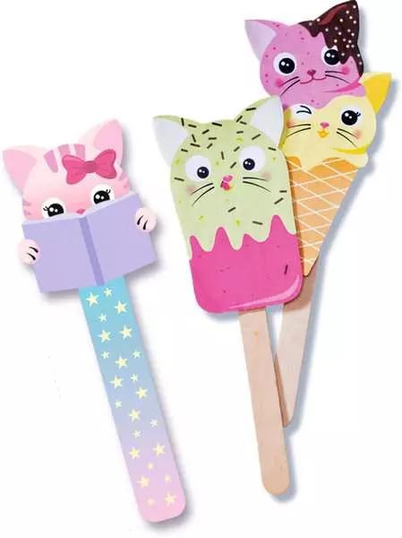 Productafbeelding Ravensburger EcoCreate 23920 - Schattige katjes - DIY knutselset voor kinderen vanaf 6 jaar