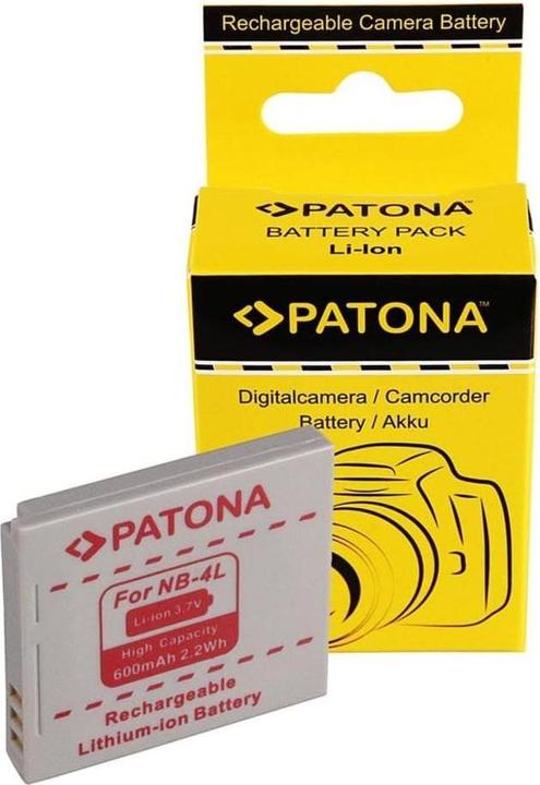 Actual product image Patona NB-4L (Camera battery)