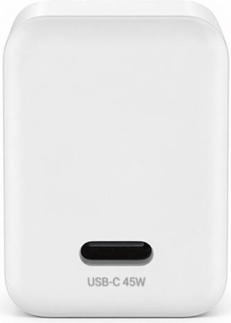 Actual product image Crong Ultra Compact GaN - USB-C 45W PD 30 Wall Charger with PPS (White) (45 W, 1 portion)