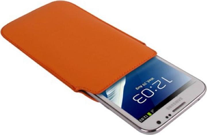 Actual product image König Design Mobile Phone Case Slide Cover Orange (Samsung Galaxy Note)
