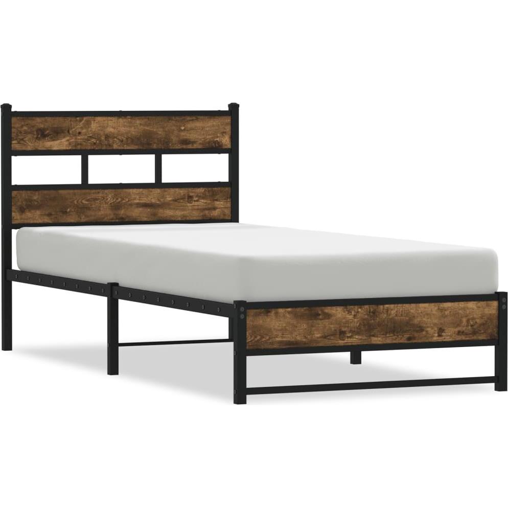 VidaXL, Bett, Metallbett Bett Lattenrost Doppelbett Bettgestell ohne Matratze 160x200cm (160 x 200 cm)