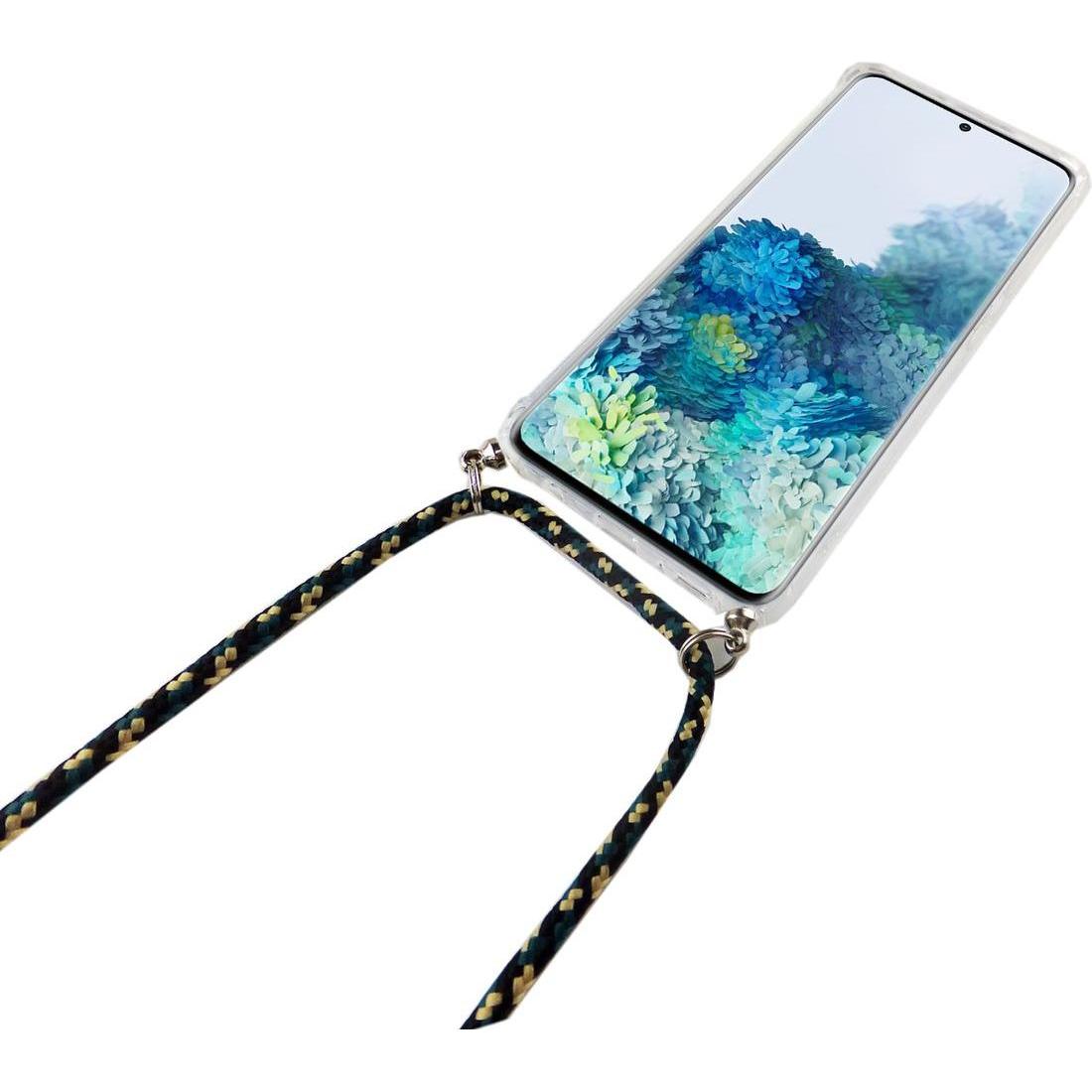 Thumbnail - König Design Handyhülle für Samsung Galaxy S20 Ultra Schutzcase Backcover Bumper Transparent, Handykette, Transparent