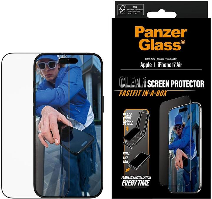 PanzerGlass Ultra Wide Fit (1 Stk., Apple iPhone Air)