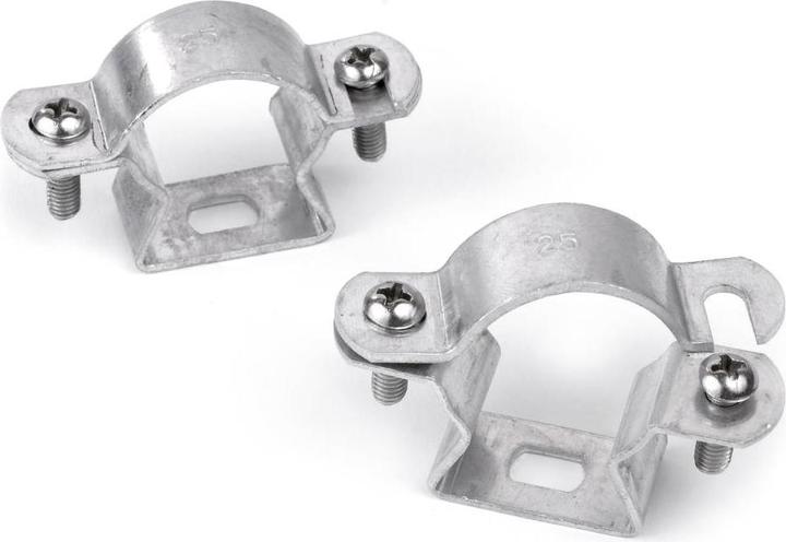 Actual product image Pipe clamp closed Alu screw gr 85455