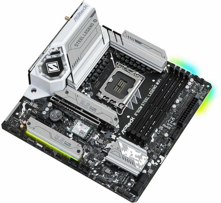 Actual product image AsRock B760M Steel Legend (LGA 1700, Intel B760, mATX)