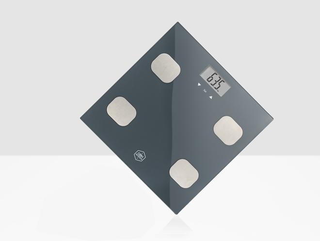 Actual product image OBH Nordica Badevgt Fitness Tracker BMI Scale (150 kg)