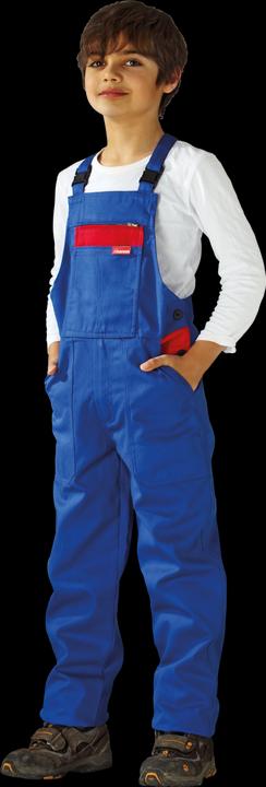 Immagine prodotto Planam Salopette per bambini, 100%BW, 292g/mq, 134/140, blu reale/rosso (134)