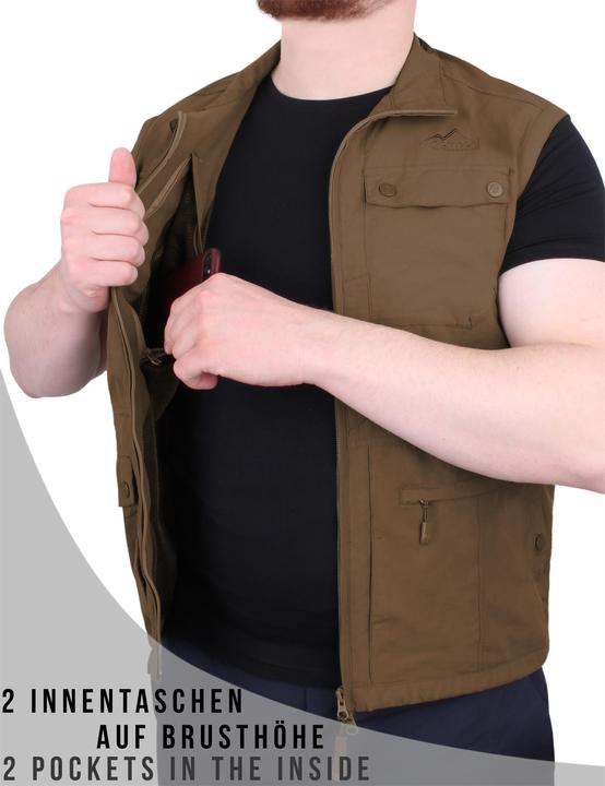 Produktbild Normani Herren Outdoor Weste Kudu (XS)